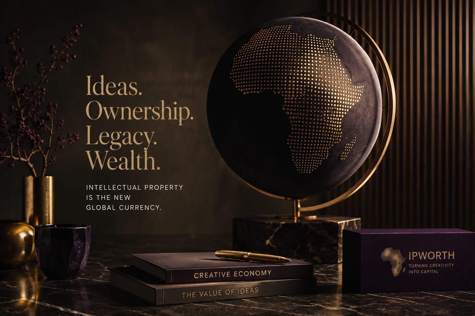 Ideas. Ownership. Legacy. Wealth. Intellectual property is the new global currency.